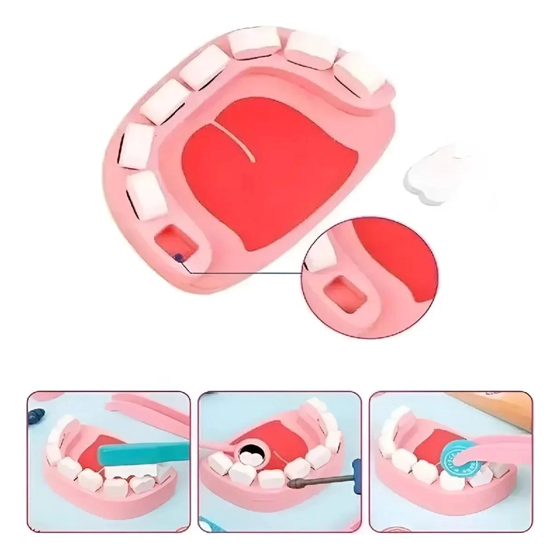 KIT ME DICO DENTISTA DE MADERA PARA NIÑOS - 4