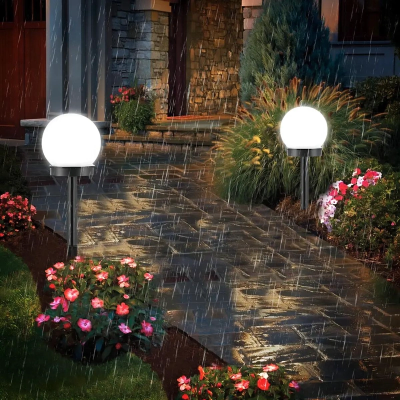 PACK 6 FAROLES SOLARES PARA JARDIN EXTERIOR - 2