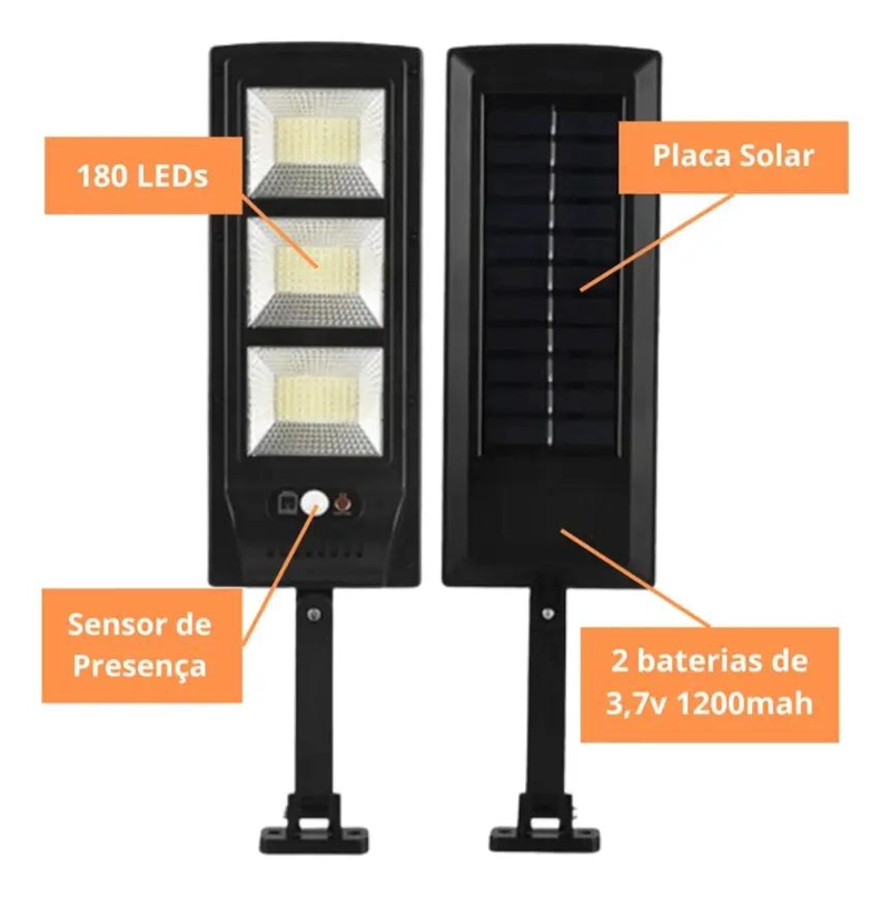 FOCO LED SOLAR PROYECTOR 300W CON SENSOR DE MOVIMIENTO - 4