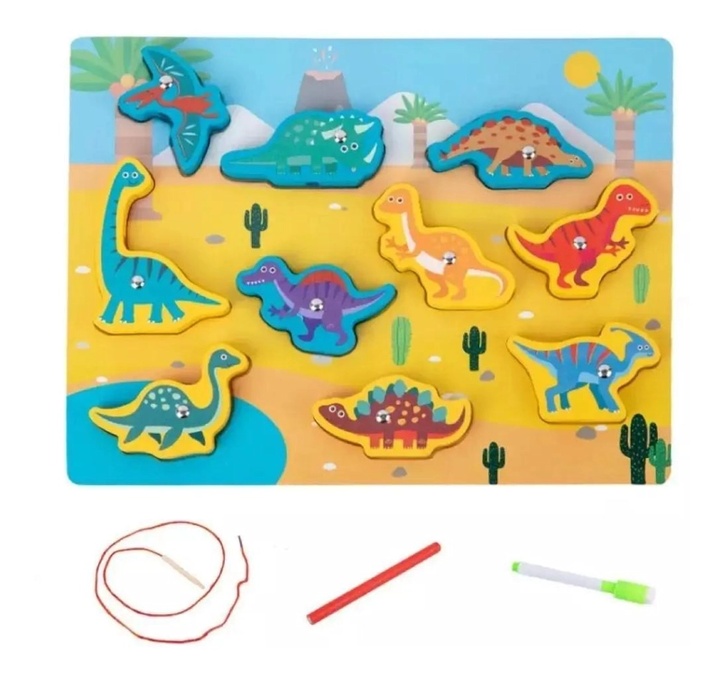 PACK 3 PUZZLES DE MADERA DIDACTICOS DE ANIMALES - 3