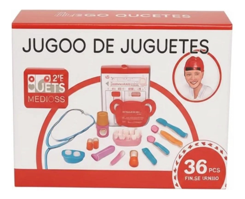 KIT DIDACTICO INFANTIL DENTISTA DE MADERA - 1