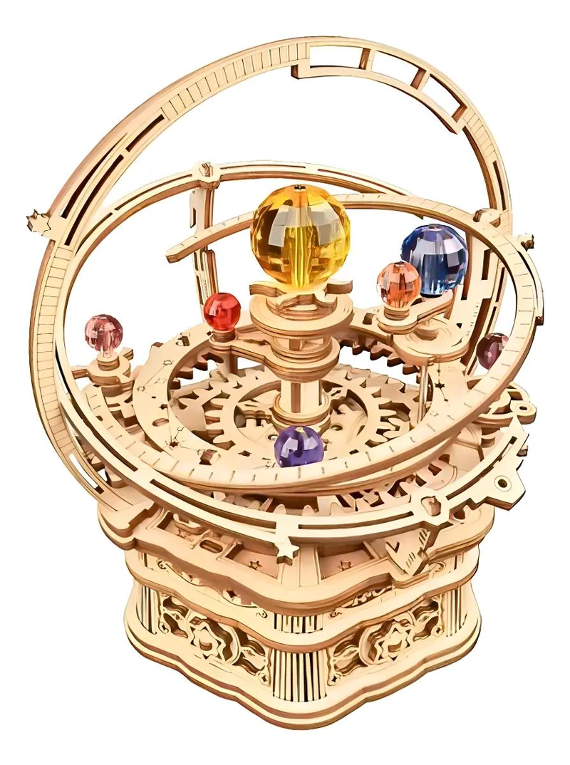PUZZLE 3D SISTEMA SOLAR MUSICAL DE MADERA - 1