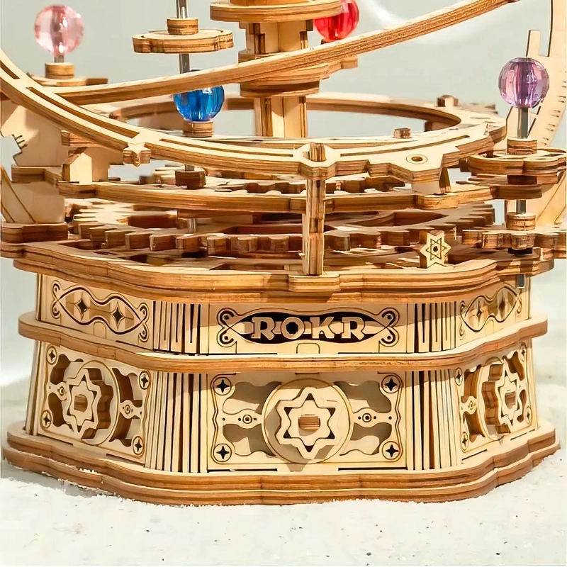 PUZZLE 3D SISTEMA SOLAR MUSICAL DE MADERA - 2