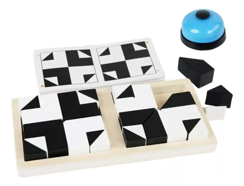 PUZZLE DE MADERA BLOQUES PARA CONSTRUCCION Y BATALLA - 1