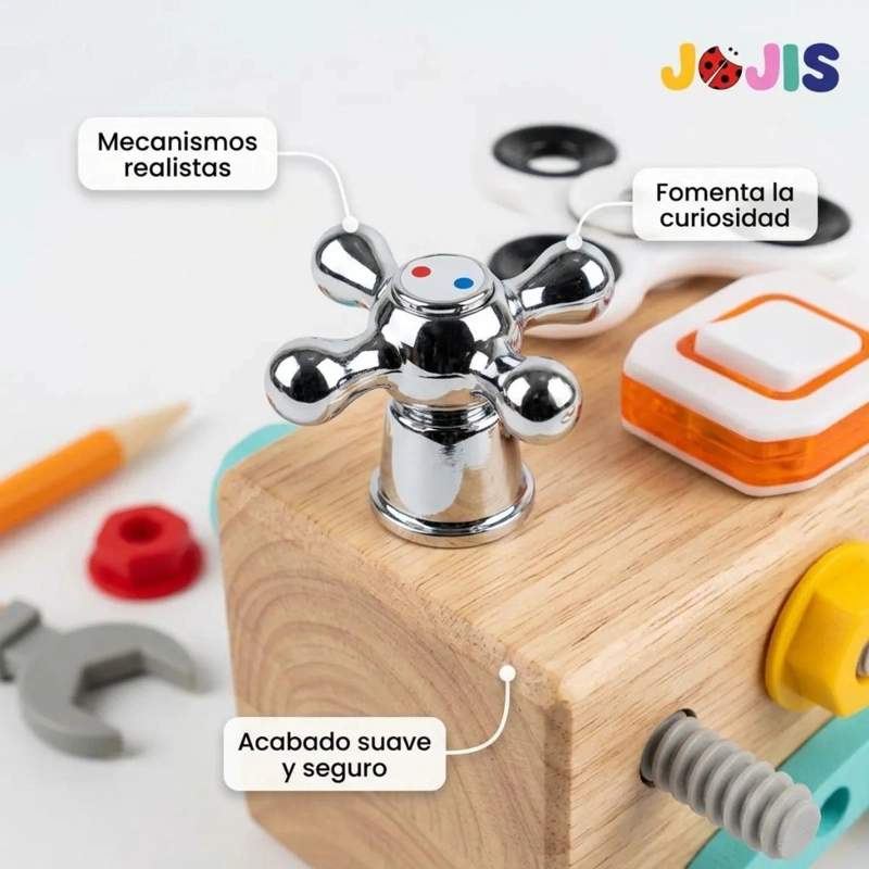 JUEGO DIDACTICO DE MADERA SENSORIAL MONTESSORI - 2