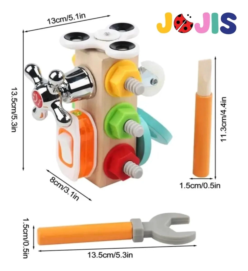 JUEGO DIDACTICO DE MADERA SENSORIAL MONTESSORI - 4