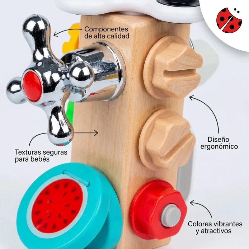 JUEGO DIDACTICO DE MADERA SENSORIAL MONTESSORI - 5
