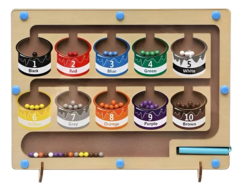JUEGO DIDACTICO EDUCATIVO PARA NIÑOS CON BALDES - 1