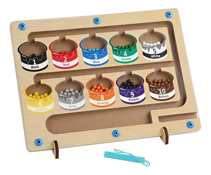 JUEGO DIDACTICO EDUCATIVO PARA NIÑOS CON BALDES - 2