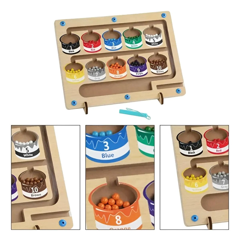 JUEGO DIDACTICO EDUCATIVO PARA NIÑOS CON BALDES - 3