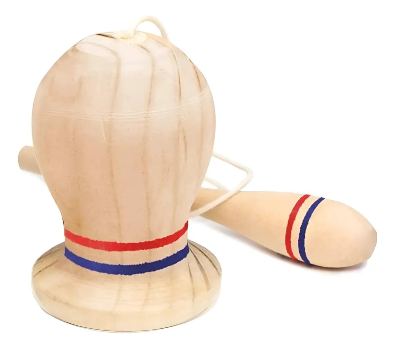 JUEGO TRADICIONAL DE EMBOQUE DE MADERA X5 - 1