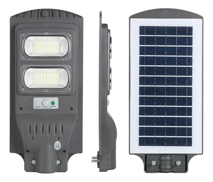 FOCO SOLAR LED 900 LUMENES CON SENSOR DE MOVIMIENTO - 1
