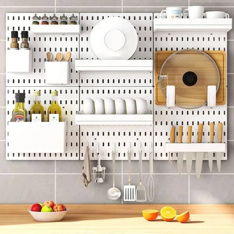 ORGANIZADOR DE PARED PARA COCINA 26.5X26.5 CM CON 4 PLACA - 1