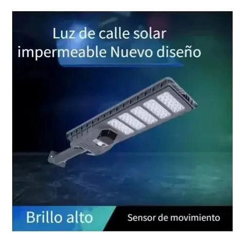 PACK 2 FOCOS SOLARES 500W RECARGABLES CON SENSOR DE MOV. - 5