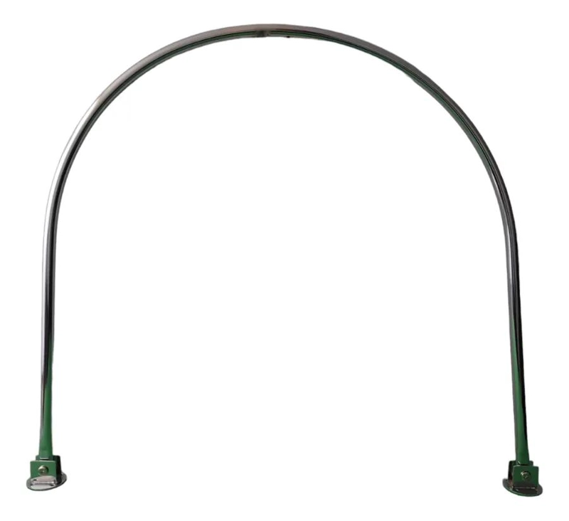 ARO PROBADOR DE METAL CROMADO PARA CORTINA - 1
