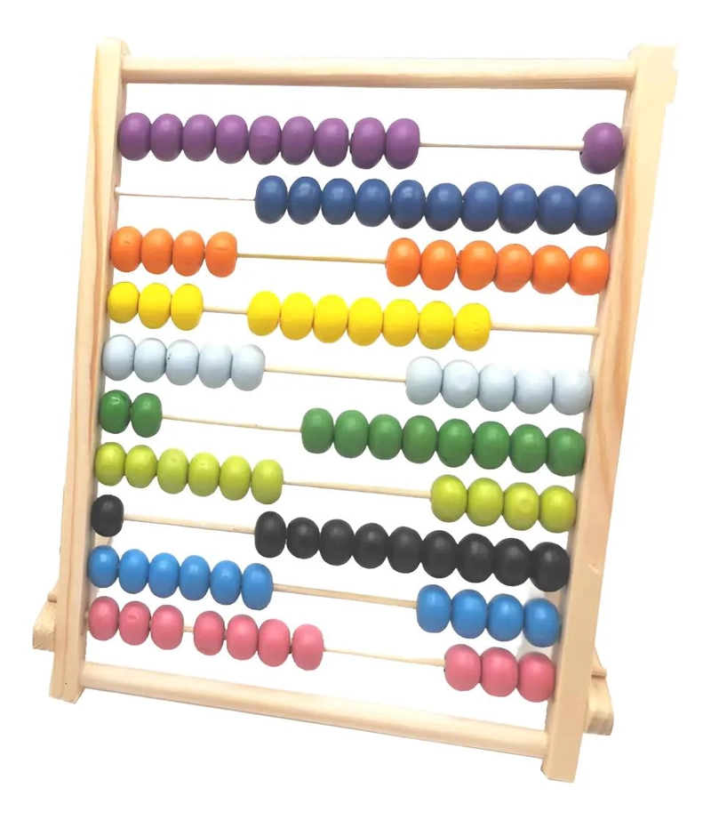 ABACO DE MADERA DIDACTICO PARA MATEMATICAS - 1