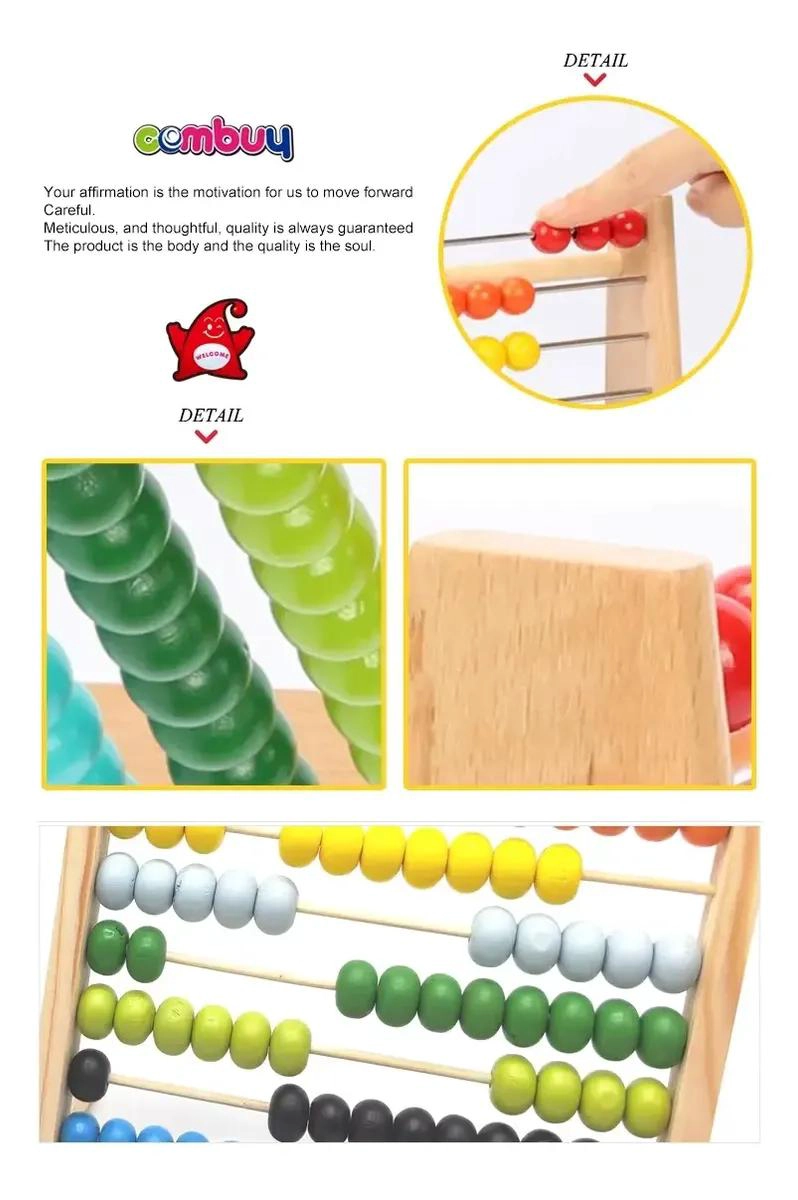 ABACO DE MADERA DIDACTICO PARA MATEMATICAS - 3