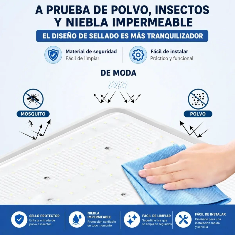 LAMPARA SOLAR EXTERIOR 300W LED LUZ FRIA CON CONTROL - 4