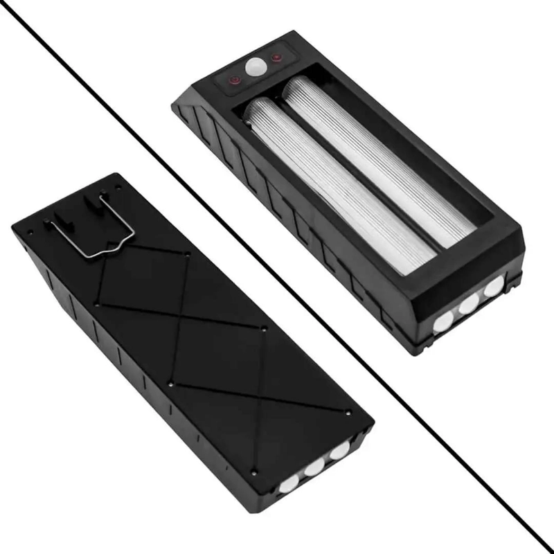 PACK 2 APLIQUES SOLARES LED DE PARED 18W DOBLE LUZ - 2
