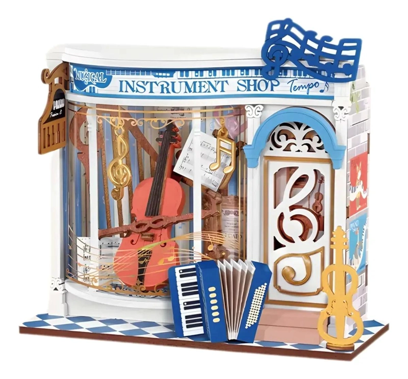 PUZZLE 3D TIENDA DE INSTRUMENTOS MELODY - 1