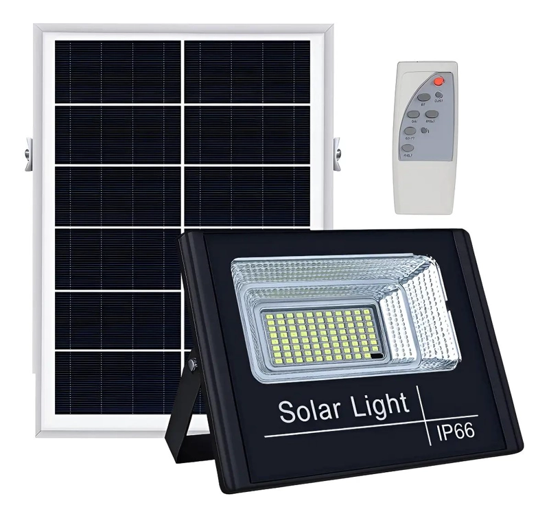 FOCO REFLECTOR SOLAR 100W PARA INTERIOR Y EXTERIOR - 1