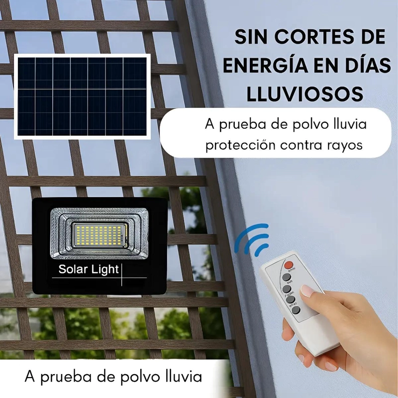 FOCO REFLECTOR SOLAR 100W PARA INTERIOR Y EXTERIOR - 3