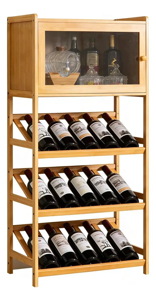 ESTANTE PARA BOTELLAS DE VINO PARA USO DOME STICO - 1