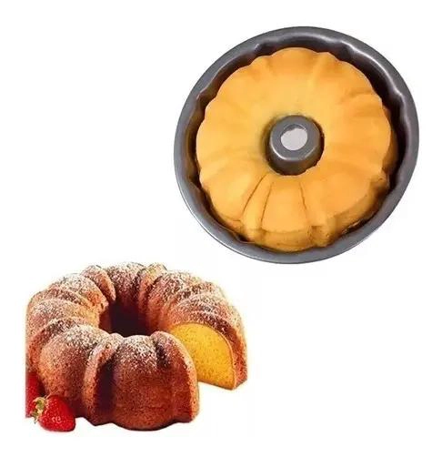 SET 3 MOLDES PARA BUNDT, FLAN Y QUEQUE CON DISEÑO ONDUL - 1