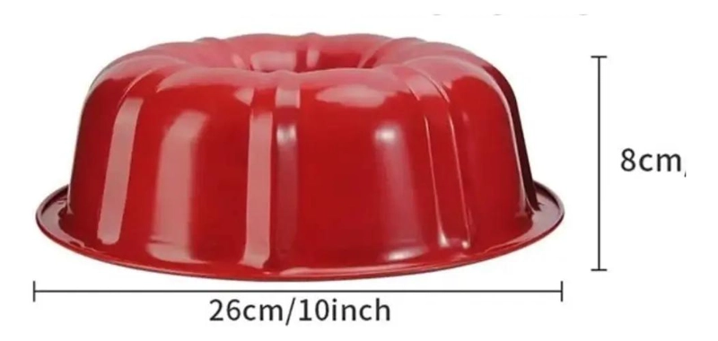 SET 3 MOLDES PARA BUNDT, FLAN Y QUEQUE CON DISEÑO ONDUL - 5