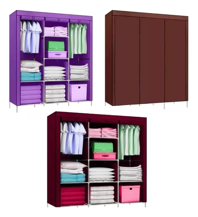 ARMARIO CLOSET ROPERO ARMABLE GRANDE - 5