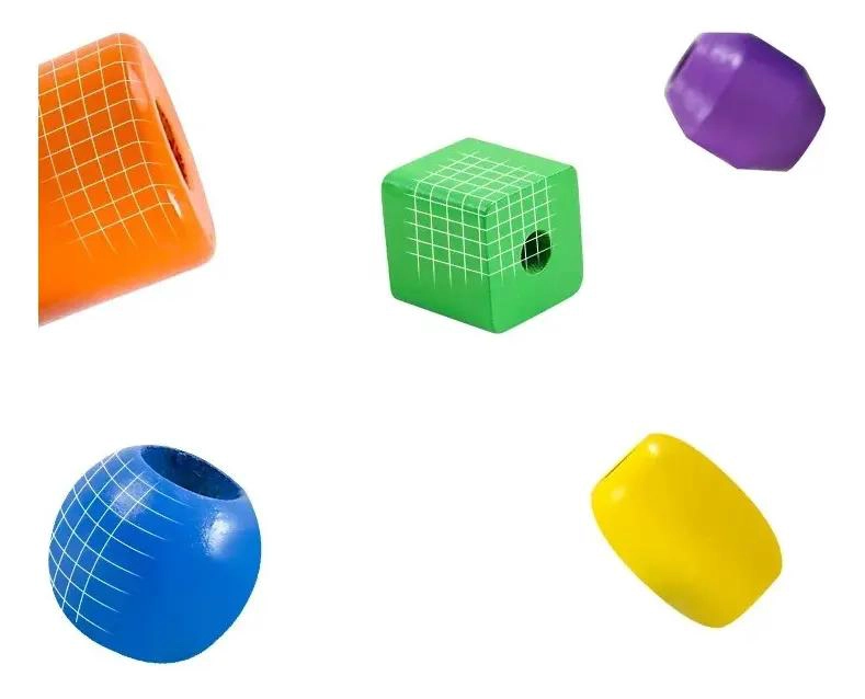 JUEGO DIDACTICO DE ENHEBRAR 30 PIEZAS DE MADERA - 3