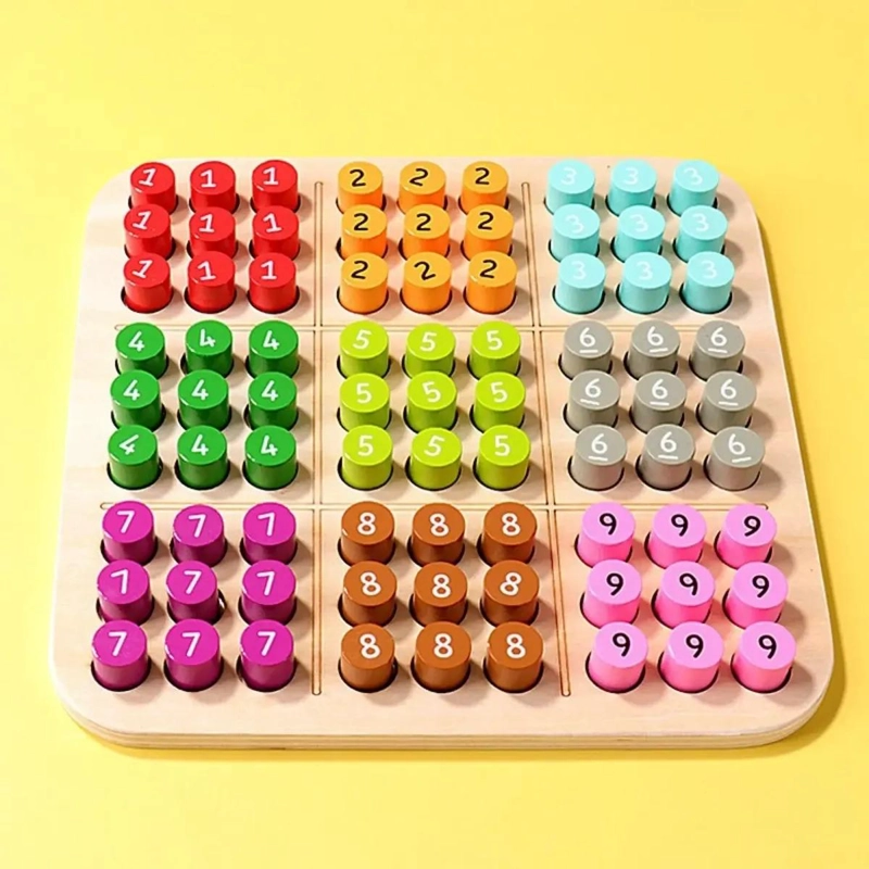 JUEGO DE MESA SUDOKU DE MADERA LOGICA MATEMATICA - 3