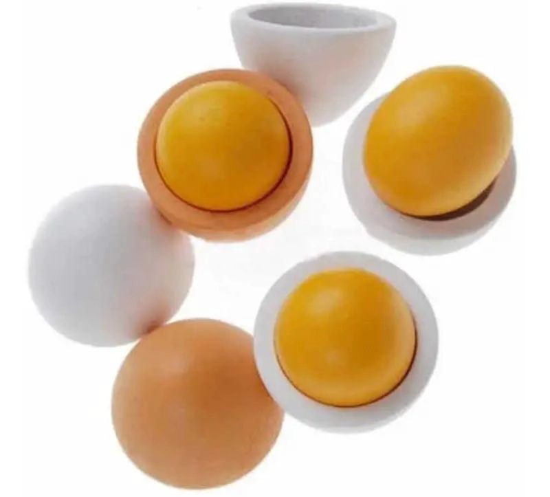 JUGUETE DIDACTICO HUEVOS DE MADERA PARA NIÑOS - 2
