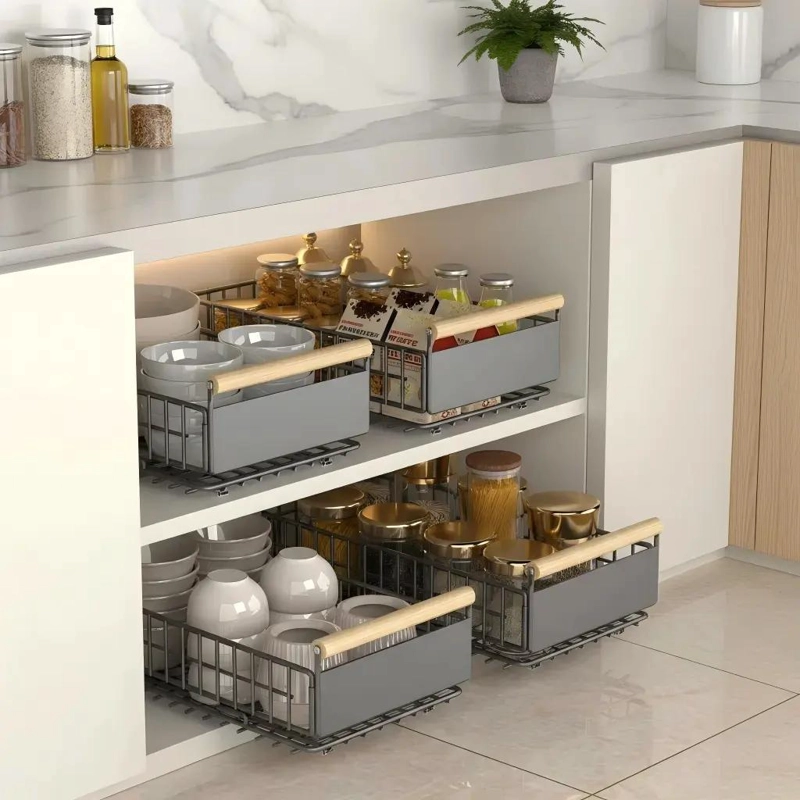ORGANIZADOR DE GABINETE EXTRAIBLE 2 PIEZAS - 1