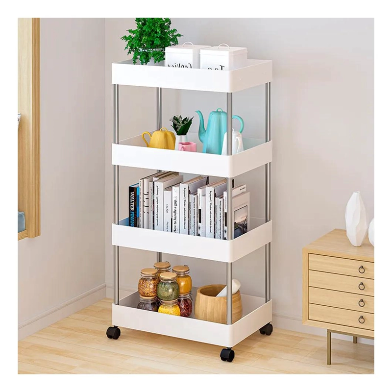 CARRITO ORGANIZADOR DE BAÑO 4 NIVELES CON RUEDAS - 1