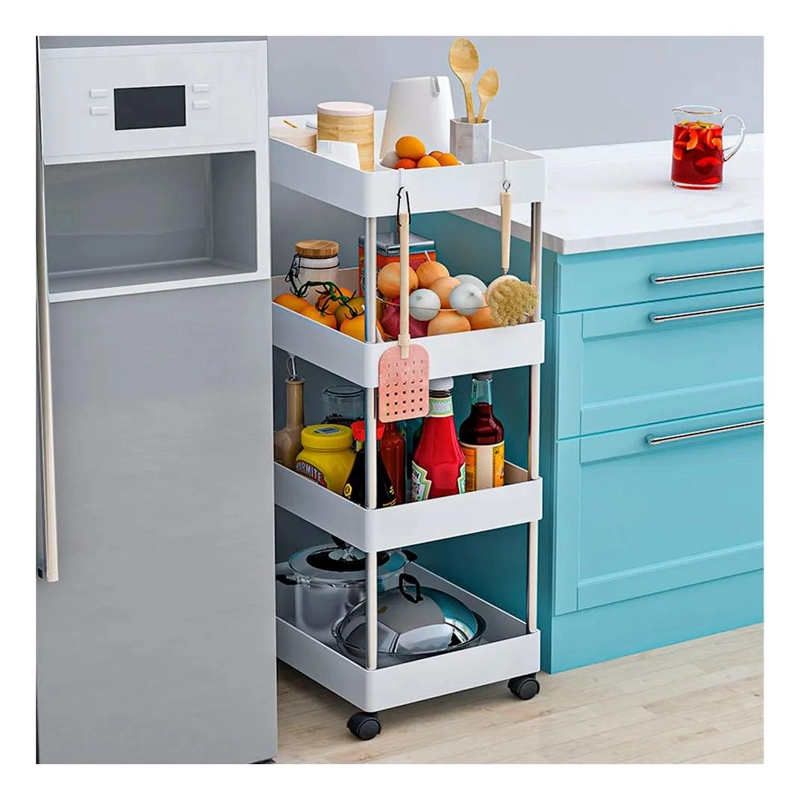 CARRITO ORGANIZADOR DE BAÑO 4 NIVELES CON RUEDAS - 3