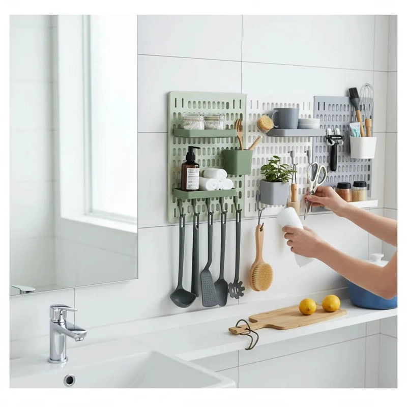ORGANIZADOR DE PARED MULTIPLE PARA HOGAR - 2