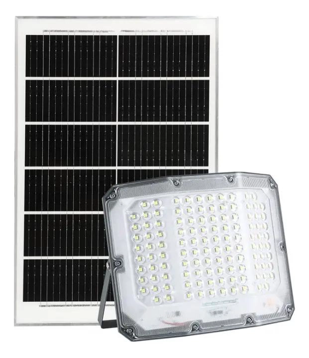 FOCO SOLAR 500W CON REFLECTOR Y PANEL PARA INTERIOR Y EX­ - 1