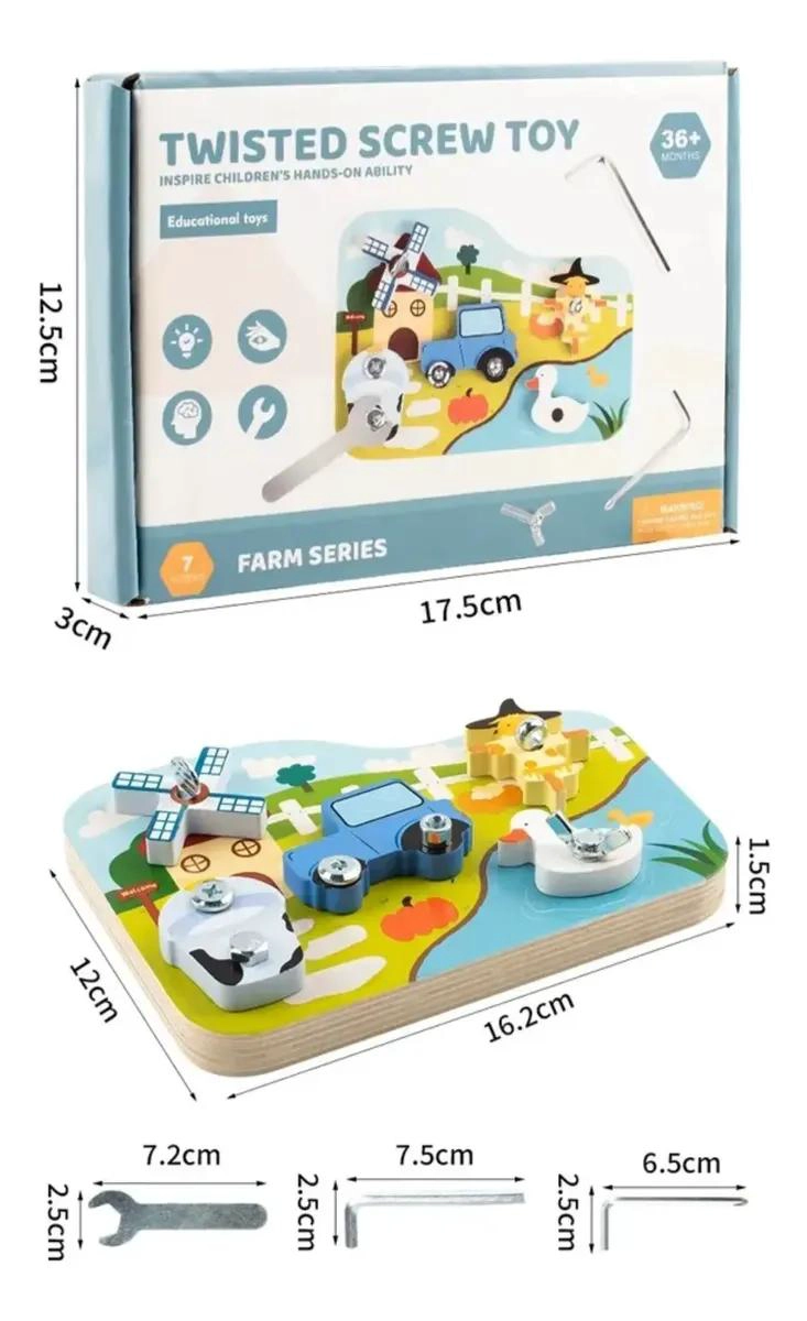 JUEGO DE HERRAMIENTAS MONTESSORI PARA NIÑOS - 5