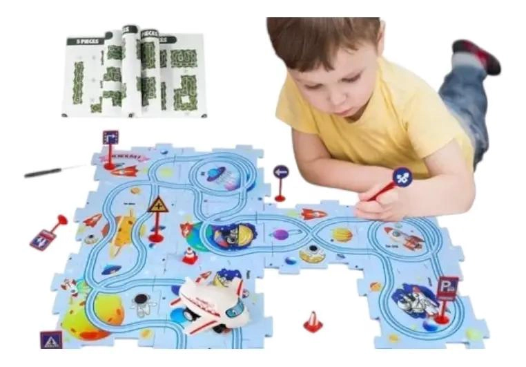 PUZZLE EDUCATIVO MONTESSORI CON PISTAS - 4