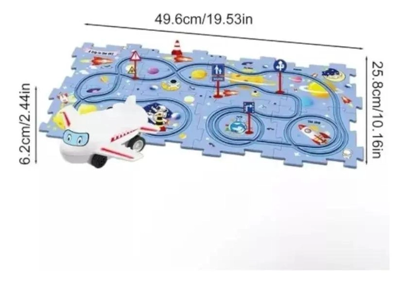 PUZZLE EDUCATIVO MONTESSORI CON PISTAS - 5