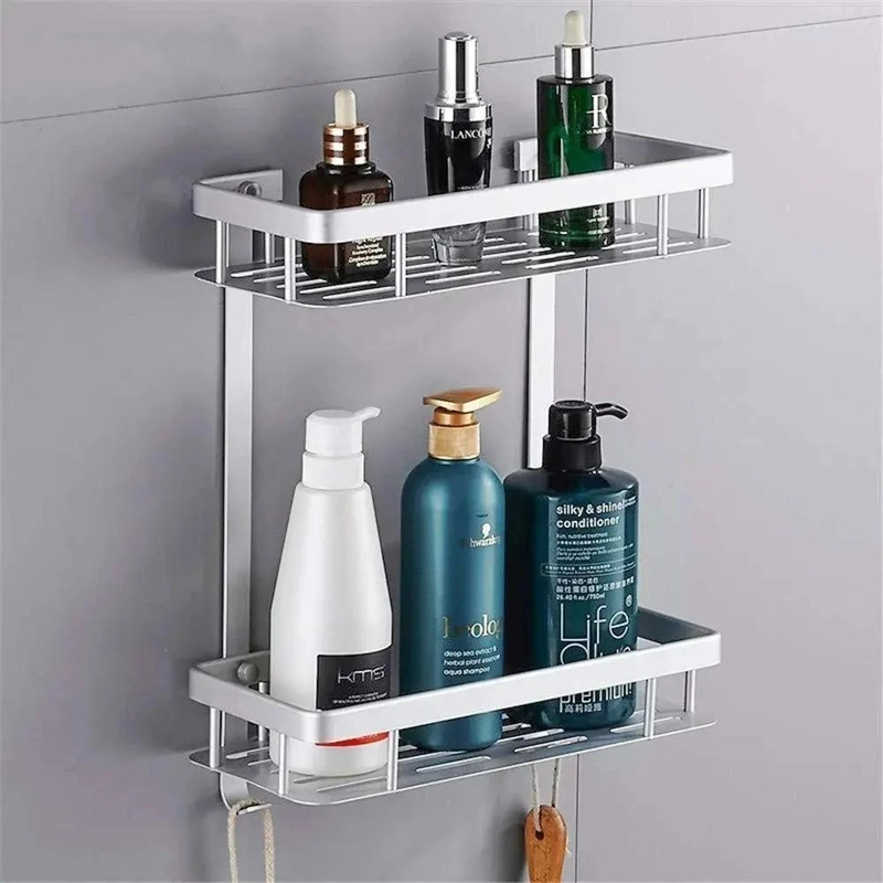 REPISA DE ALUMINIO PARA BAÑO 2 NIVELES - 5