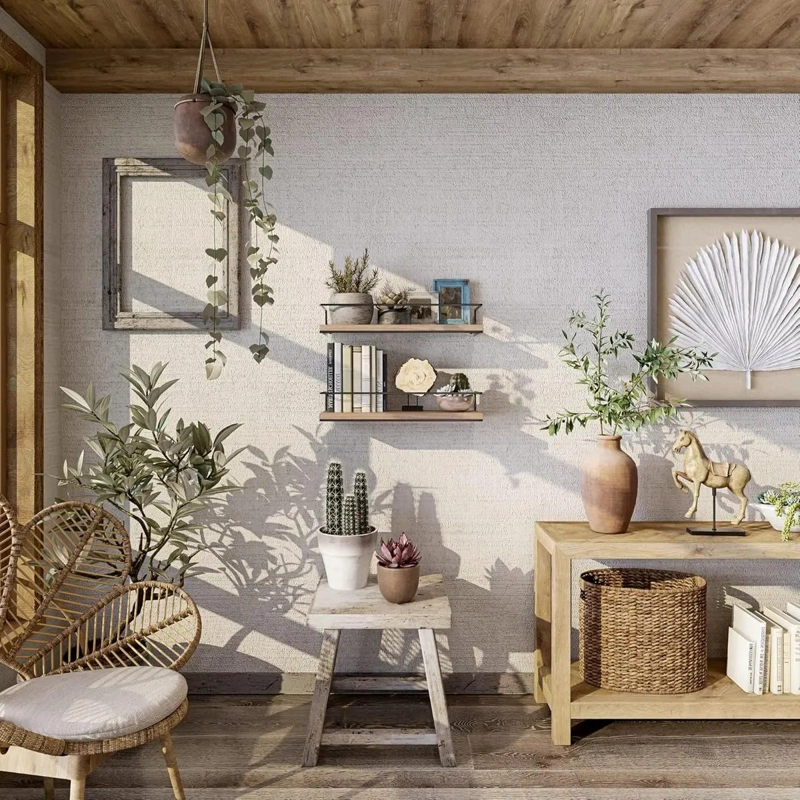 REPISAS FLOTANTES MODERNAS DE MADERA PARA DORMITORIO - 2