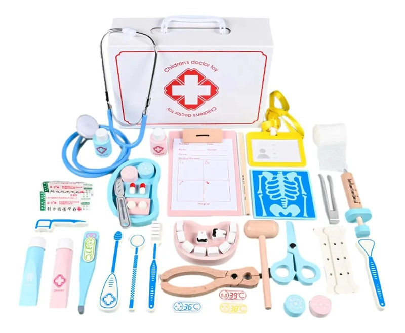 KIT ME DICO DENTISTA DE MADERA PARA NIÑOS - 1