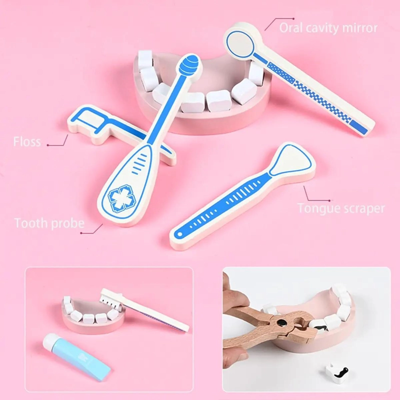 KIT ME DICO DENTISTA DE MADERA PARA NIÑOS - 2
