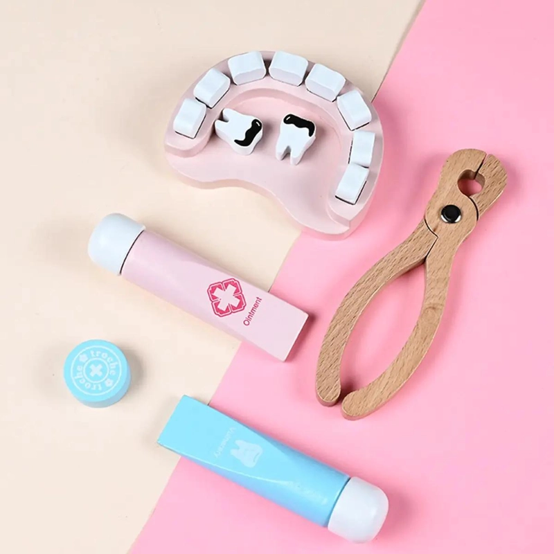 KIT ME DICO DENTISTA DE MADERA PARA NIÑOS - 3