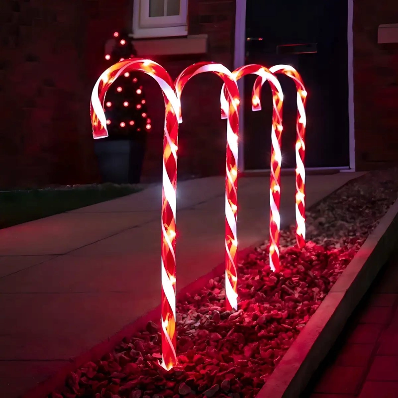 LUCES SOLARES LED PARA DECORACION EXTERIOR EN BASTONES - 2