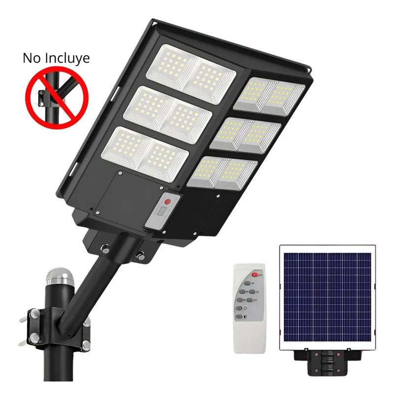 FOCO LED SOLAR 600W CON SENSOR DE MOVIMIENTO PARA EXTERIO - 3