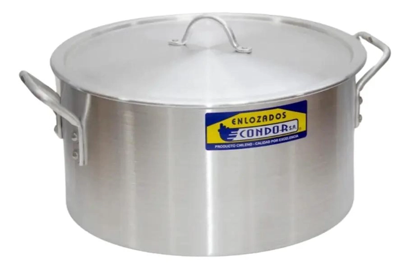 OLLA DE ALUMINIO 15 LITROS 34X17 CM - 1