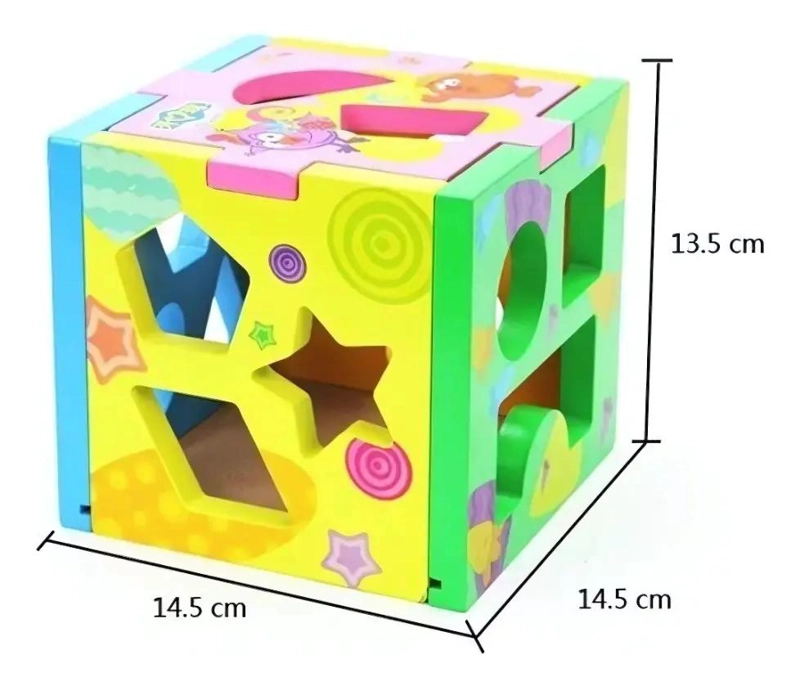 CUBO CLASIFICADOR DE FIGURAS PARA NIÑOS - 5